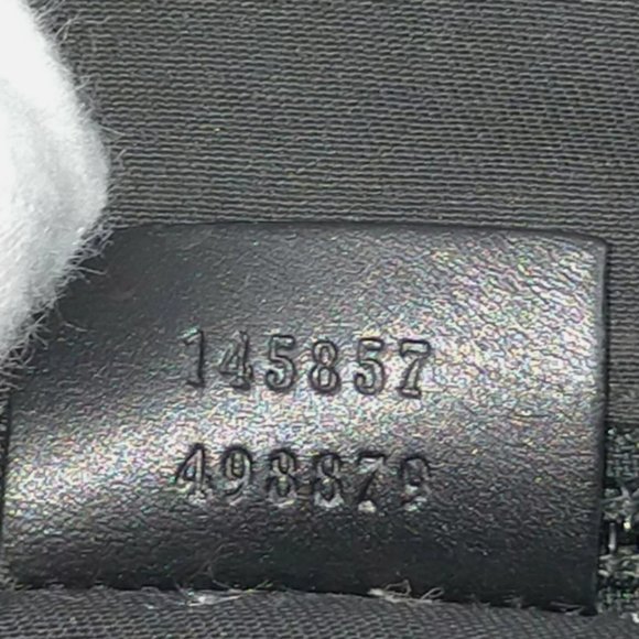 Gucci Shoulder Bag Black Canvas - Picture 8 of 9